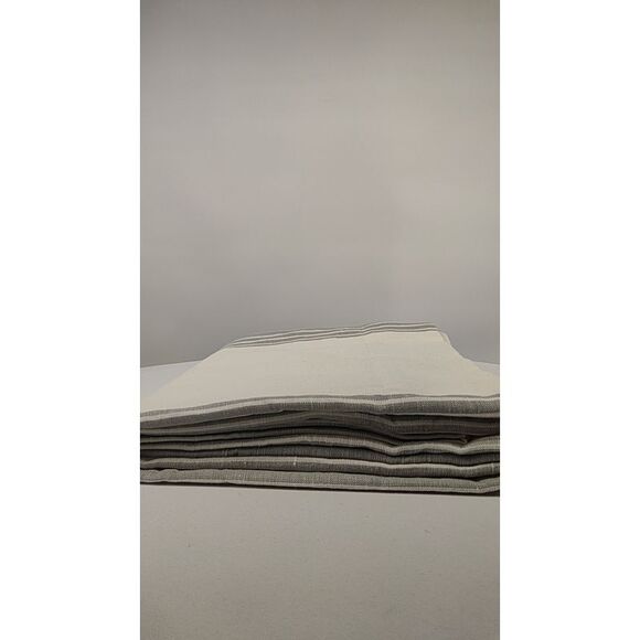 Quince Other - Quince Home Classic Organic Percale Gingham Sheet Set Blue Fog Bedding Queen